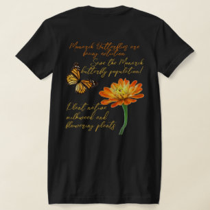 Monotropsflundra, zinniablomma t shirt