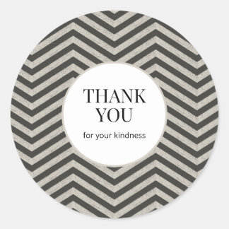 MonoZag Charcol Clay Beige Runt Klistermärke