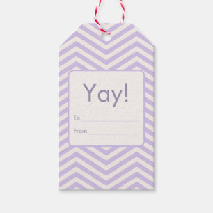 MonoZag & Grace Soft Lavendel Presentetikett