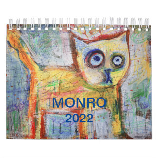 Monro Art Primitives Calendar Kalender