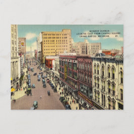 Monroe Avenue, Grand Rapids, Michigan Vykort