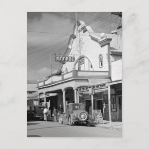 Monroe Cafe, Nyckel Väster, 1930-talet Vykort