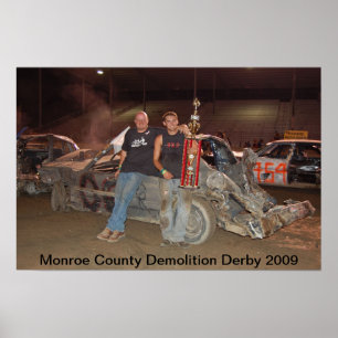 Monroe County rivning Derby 2009 Poster