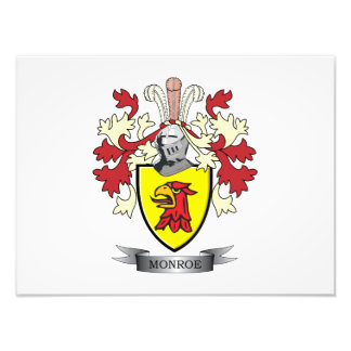 Monroe Family Crest Jackar av Arm Fototryck