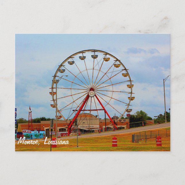 Monroe Louisiana Mässa Vykort (Framsida)