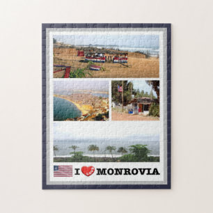 Monrovia - Liberia - I Kärlek - Pussel