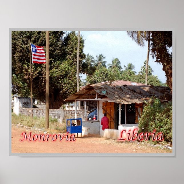Monrovia - Liberia - Poster (Framsidan)