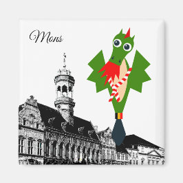 Mons - stad Doudou Ducasse-resa Magnet