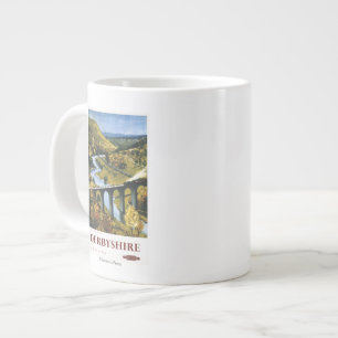 Monsal Dale, Tåg och Viaduct British Rail Jumbo Mugg