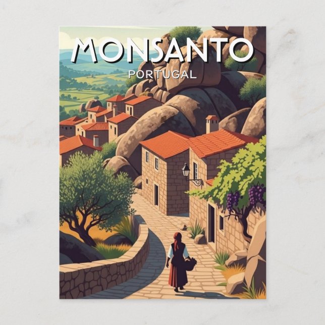 Monsanto Portugal Resa Vykort (Framsida)