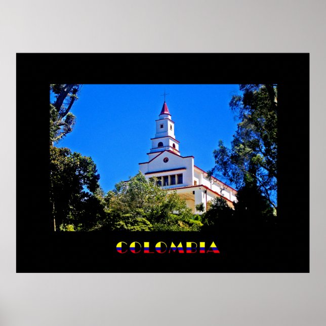 Monserrate Colombia Poster (Framsidan)