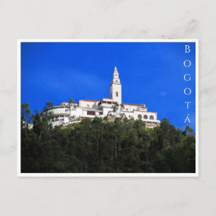 Monserrate munastery bogota vykort