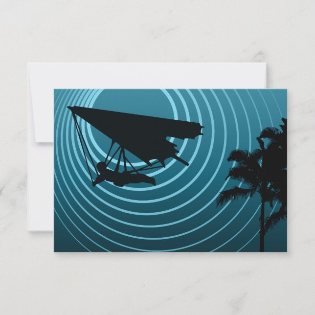 Monshine hang gliding inbjudningar (Framsida)