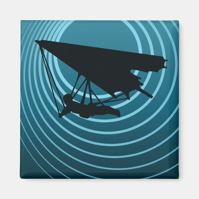 Monshine hang gliding magnet (Framsidan)