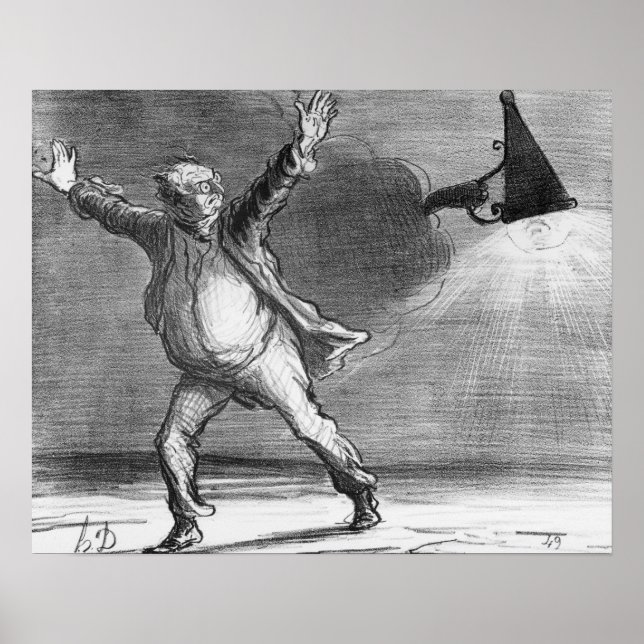 Monsieur Babinet beslutar att stänga av sol Poster (Framsidan)