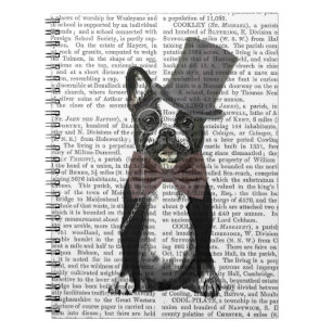 Monsieur Bulldog 2 Anteckningsbok Med Spiral