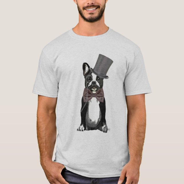 Monsieur Bulldog 2 Tee Shirt (Framsida)