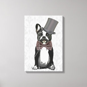 Monsieur Bulldog Canvastryck