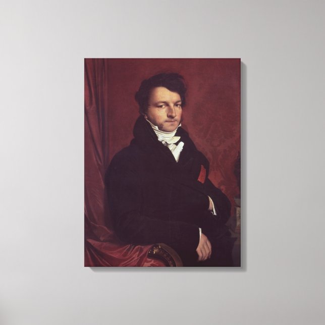 Monsieur de Norvins , 1811-12 Canvastryck (Framsida)