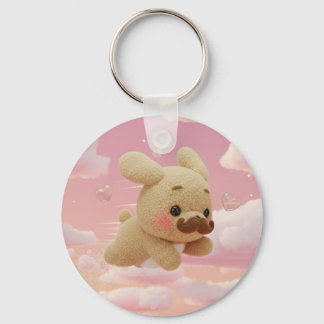 Monsieur Dog: Personlig japansk Yumekawa Kanji Nyckelring
