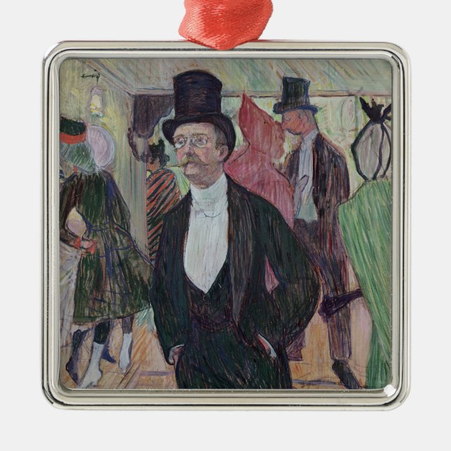 Monsieur Fourcade, 1889 Julgransprydnad Metall (Framsidan)