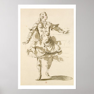 Monsieur Jeliotte som Pigmalion, i Pigmalion, a li Poster