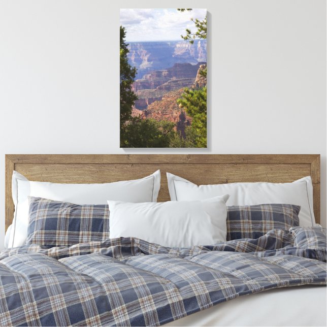 Monsolessäsong i norra delen av Grand Canyon Canvastryck (Insitu (sovrum))
