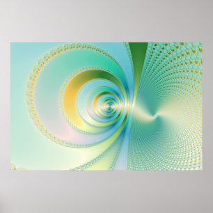 Monsoon - Fractalaffisch Poster