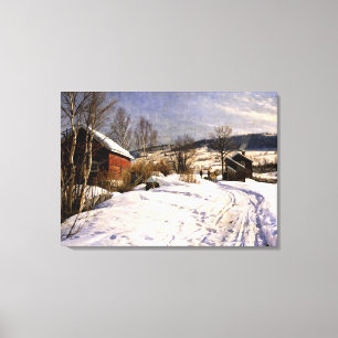 Monsted - Winter Ligcape in Lillehammer Canvastryck