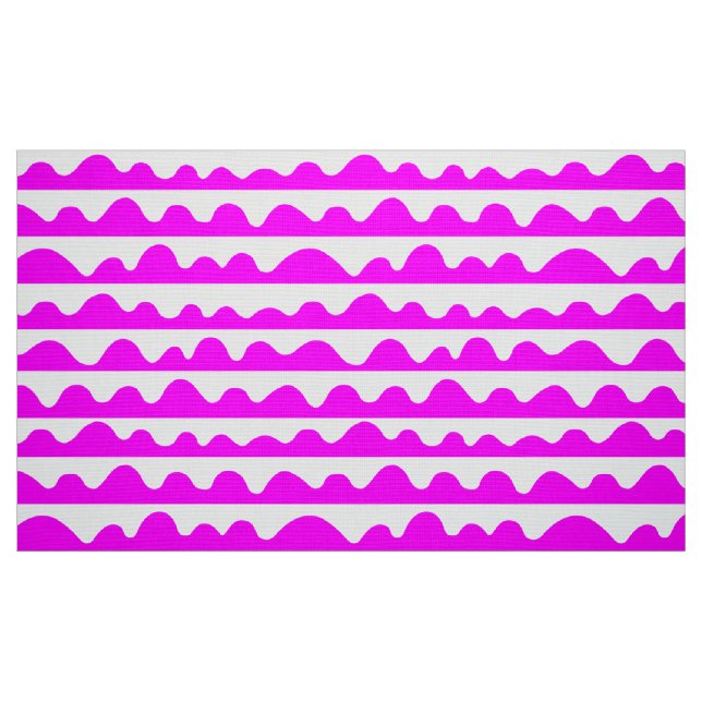 Mönster 020815 - Magenta och vit Tyg (Fat Quarter)