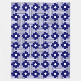 Mönster 061214 - Djuphavssjöfart med vit botten Fleecefilt