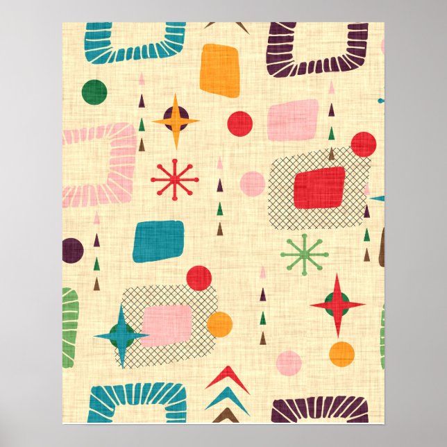 mönster 1950 poster (Framsidan)