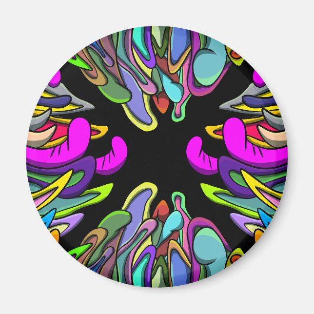 Mönster 243X2 Runt magnet (Framsidan)