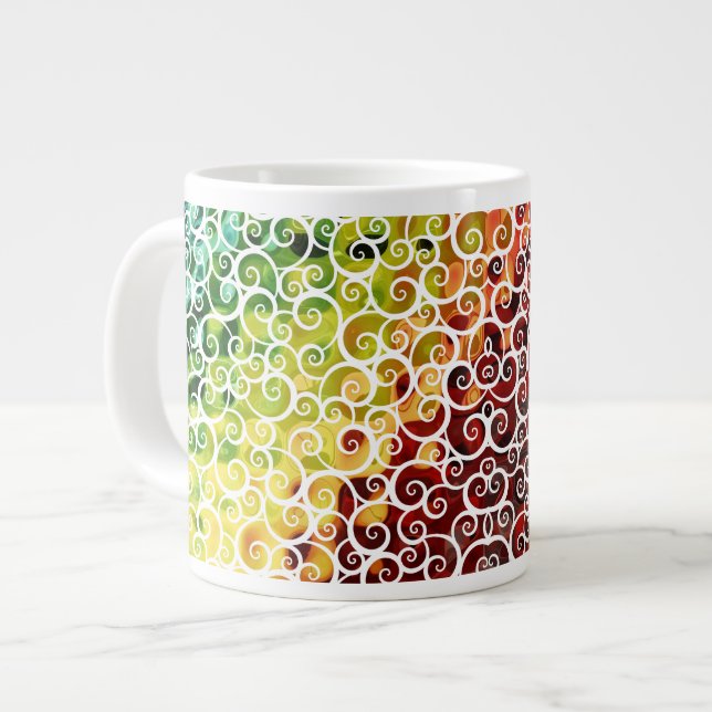 Mönster 26 Jumbo Mugg (Framsida vänster)
