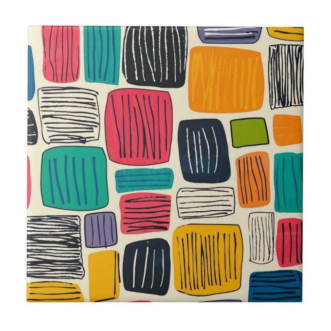 Mönster (2) kakelplatta (Framsidan)