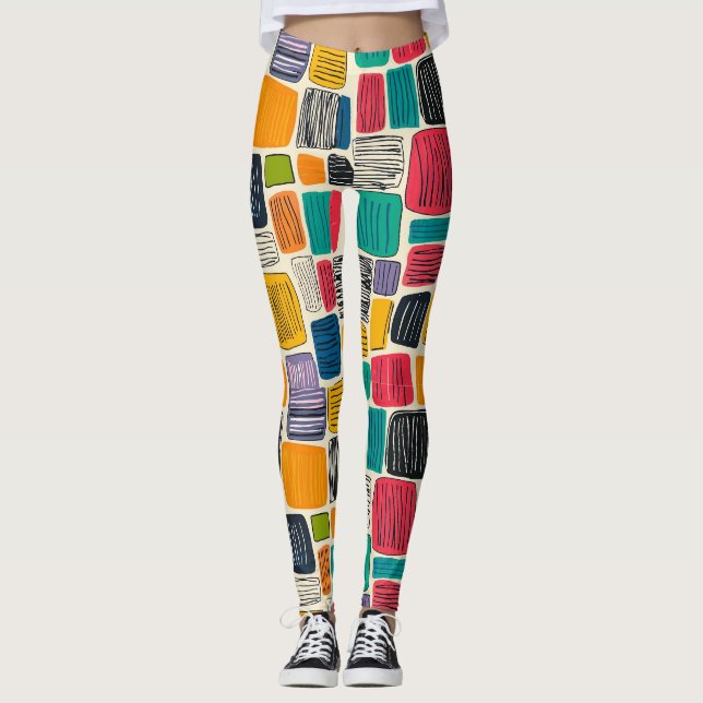 Mönster (2) leggings (Framsida)
