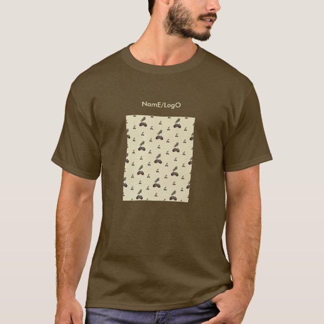 mönster_4_acorn_2 t-shirt (Framsida)