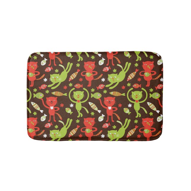 mönster 4 badrumsmatta (Framsidan)