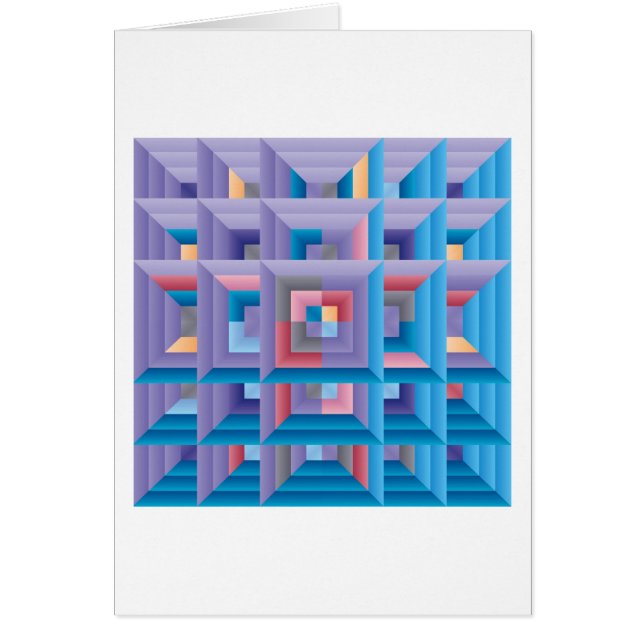 MÖNSTER 4 HÄLSNINGSKORT (Framsidan)