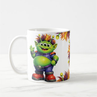 Monster 4 Hår Kaffemugg