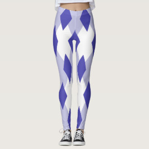 Mönster_4A46B0 med gyllene frister Leggings