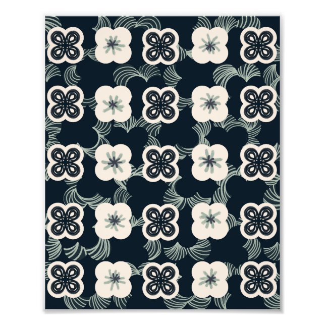 mönster_5_blomma_1 fototryck (Framsidan)