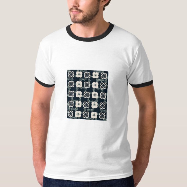 mönster_5_blomma_1 t-shirt (Framsida)