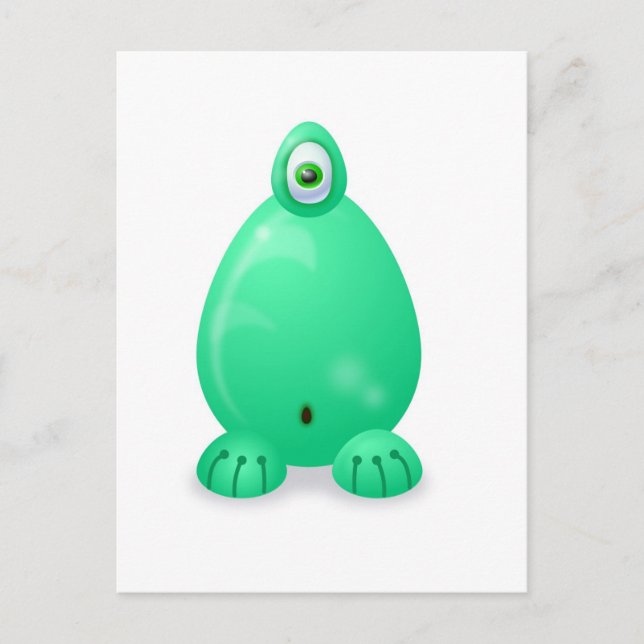 Monster 8 vykort (Framsida)