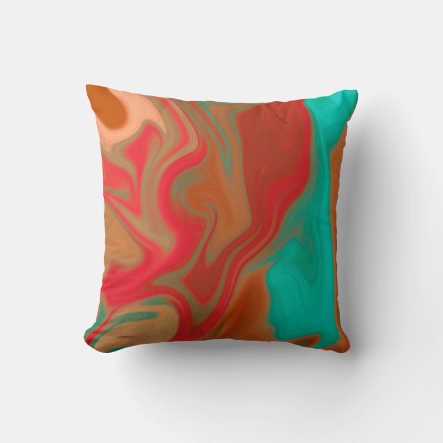 mönster abstrakt. kudde (Framsida)