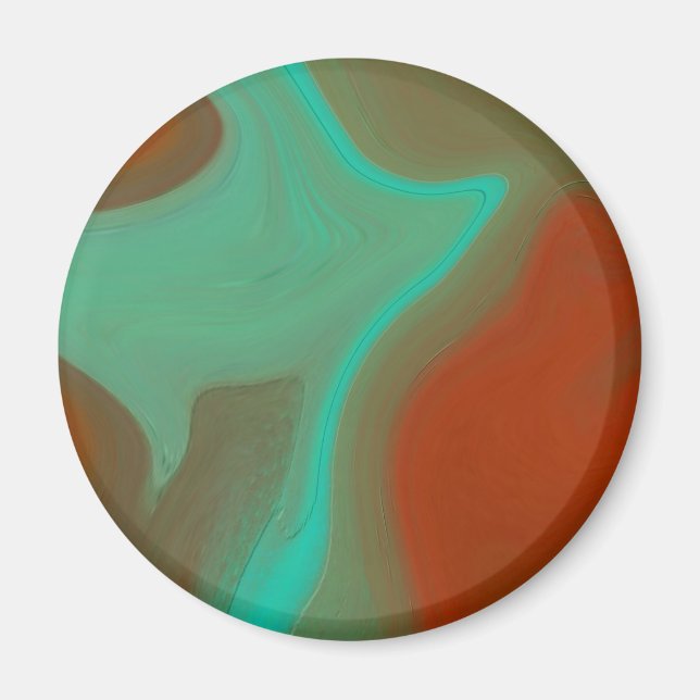 mönster abstrakt magnet (Framsidan)