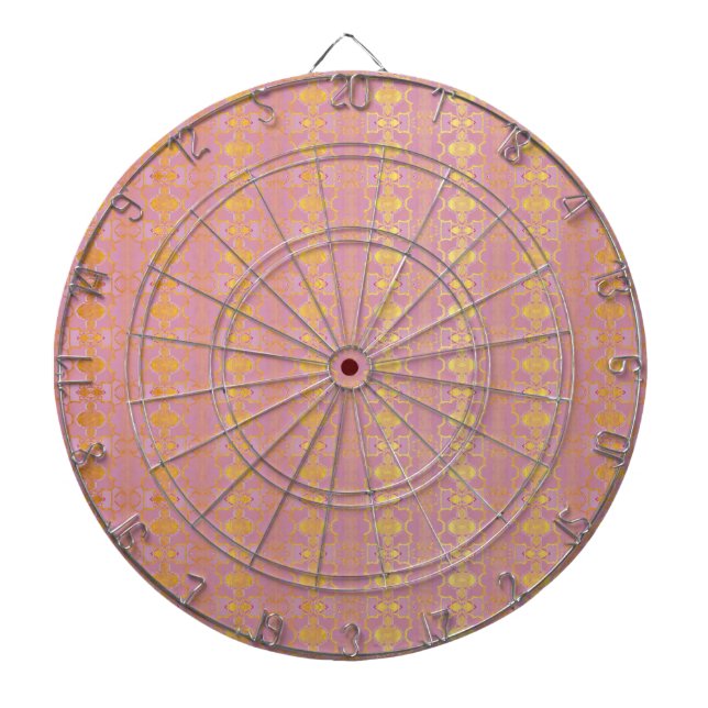 mönster abstrakt rosa darttavla (Framsidan)