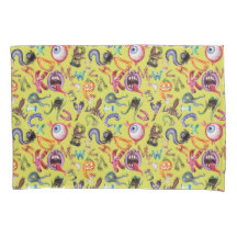 Monster alphabet barn Pillowcase
