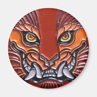 monster ansikte magnet