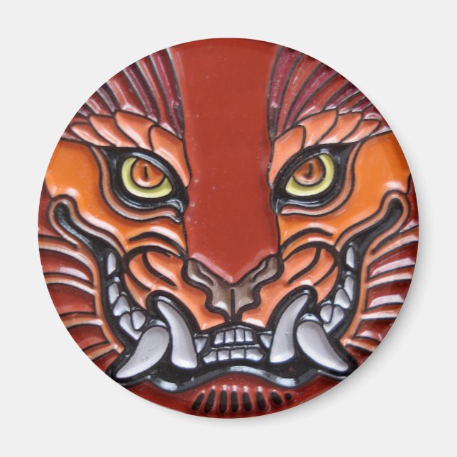 monster ansikte magnet (Framsidan)